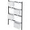 Soporte para plantas LEVIRA Ravi 87 cm Negro y Blanco