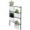 Soporte para plantas LEVIRA Ravi 87 cm Negro y Blanco