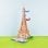 Bandai Nanoblock Torre Eiffel Deluxe NB057 130 peças