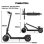 Elektrische step iScooter W3 350W Bereik 34km 8,5'' honingraatbanden Dubbele remmen