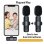 Microphone COOL double sans fil USB-C lavalier avec réduction de bruit