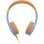 Auriculares Hama Kids Guard con cable jack 3,5 mm para niños, azul y naranja