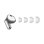 Huawei FreeBuds Neo draadloze Bluetooth oordopjes met ruisonderdrukking, zilver