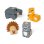 Melissa & Doug Blockables Animales del bosque MDT BBN GML 16 piezas