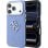 Funda para móvil Guess Grained & Big Resin Logo azul para iPhone 17 Pro y 18 Pro
