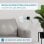 Slimme Schakelaar Nivian Mini NVS-FLATWALLSWITCH-101-WRB WiFi Bluetooth Compatibel Tuya