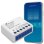 Interruptor Inteligente Nivian NVS-MICROSWITCH-202-WRB WiFi Compatível com Tuya 2 circuitos
