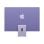 Ordenador Todo en uno Apple iMac Z1E7 M4 CPU de 8 núcleos 16GB 1TB SSD 24" macOS Violeta Vidrio estándar + Touch ID numérico Trackpad