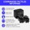 Freidora de aire Continental Edison CERFRSH24002CB 9 L 2400 W doble cesta