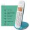 Teléfono fijo inalámbrico Logicom Iloa 150 Turquesa DECT/GAP 5 terminales