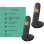 Funktelefon Logicom Iloa 250 Duo DECT/GAP mit 2 Headsets
