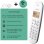 Teléfono inalámbrico DECT Logicom Iloa 150 Gran Pantalla 4 Líneas Manos Libres