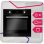 Horno Multifunción Amica EB7541DB FINE 65L 60cm Limpieza Manual A con Grill Negro