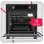 Horno Multifunción Amica EB7541DB FINE 65L 60cm Limpieza Manual A con Grill Negro