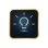 Campana extractora Akpo WK-4 Dandys 50 mixta 50 cm LED negra y dorada