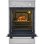 Cuisine à induction Continental Edison CECI3F50S 3 zones Horno 51 L Plata