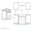 Cuisine à induction Continental Edison CECI3F50S 3 zones Horno 51 L Plata