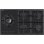 Plaque de cuisson gaz encastrable Daewoo BH9GKF51BNH 90 cm cristal noir 5 feux