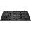 Plaque de cuisson gaz encastrable Daewoo BH9GKF51BNH 90 cm cristal noir 5 feux