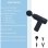 Pistola de Masaje Little Balance Sport Relax 6 Velocidades 4 Cabezales USB-C Negro