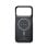 Funda para móvil PITAKA Edge de fibra de aramida negra/gris MagSafe para iPhone 18 Pro