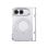 Funda para móvil Raptic Air Stand transparente con soporte MagSafe para iPhone Duo
