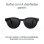 Meta Nova estándar Gafas Inteligentes Cámara IA Traductor Polarizadas Negras
