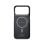 Funda para móvil PITAKA Edge de fibra de aramida negra/gris MagSafe para iPhone 18 Pro Max