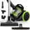 Aspirateur sans Sac Turbotronic CV07 700W 2,5L Filtre HEPA Noir Vert