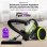 Aspirateur sans Sac Turbotronic CV07 700W 2,5L Filtre HEPA Noir Vert