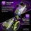 Aspirateur sans Sac Turbotronic CV07 700W 2,5L Filtre HEPA Noir Vert