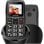 Artfone C1+ Téléphone Senior Grandes Touches SOS Bluetooth Noir