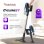 Aspirateur sans Fil Turbotronic Cyclone27 TT-C27 120W 32 min Bleu Filtres HEPA