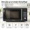 Microondes Turbotronic MW20 20 L 700 W 8 Programmes Noir