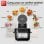 Airfryer Turbotronic AFG6 6L 1600W Cuve Verre 7 Programmes Noir