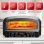 Four à pizza TurboTronic PO14 électrique 2200W 400°C 37cm Pierre incluse