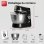 Robot de cuisine Turbotronic TT-002 Pro-Mix 2000W 5L 6 vitesses bol inox