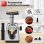 Hachoir a viande Turbotronic TT-MG20 550 W 2000 W max 3 plaques