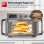 Mini Four TurboTronic AFD32 2-en-1 AirFryer 32L 1700W 12 Programmes Inox