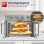 Mini Four Turbotronic AF32MFD 2-en-1 AirFryer 32L 1700W 12 Programmes Gris