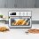 Mini Four TurboTronic AF32DRD 2-en-1 AirFryer 32L 1700W 12 Programmes Inox/Noir