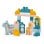 Ecoiffier BB Abrick Zoo Barril de ladrillos 7981 55 piezas