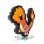 Mega Pokémon Salamèche Pixel Art Bau HTH76 349 Teile
