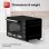 Mini Four Turbotronic EV45R 45L 2000W Convection Portes Françaises Noir