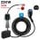 Chargeur portable JUNSUN 22kW 6-32A triphasé Type 2 câble 6m IP67