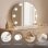 Specchio da toeletta InnovaGoods Hollywood Gloette LED 9 lampade