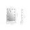 Specchio da toeletta Hollywood InnovaGoods 12 lampade LED