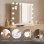 Specchio Trucco InnovaGoods Hollywood 15 LED 3 Toni Luce 10X