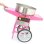 Suikerspinmachine Kukoo met wagen Monster