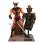 Figura Lobezno Traje Marrón Samurai Diorama Brown Uniform Wolverine X-men Marvel Articulada 18 Cms